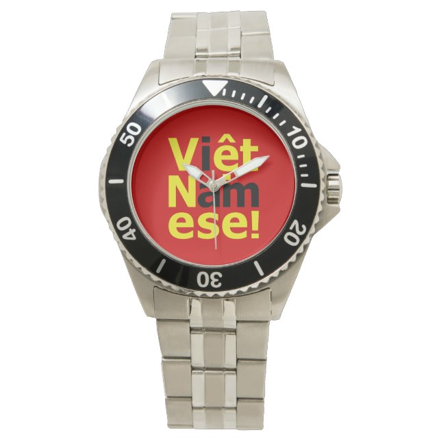 Ich bin Viborett Namese! Armbanduhr (Vorderseite)