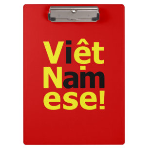 Ich bin Viborett Namese! Klemmbrett