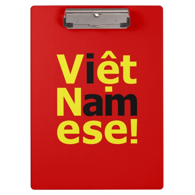 Ich bin Viborett Namese! Klemmbrett (Vorderseite)
