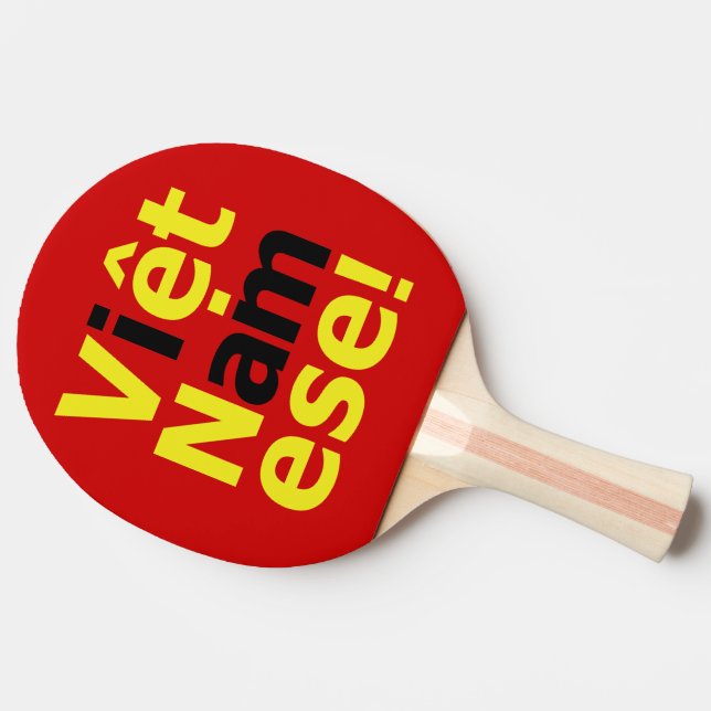 Ich bin Viborett Namese! Tischtennis Schläger (Seitenansicht)