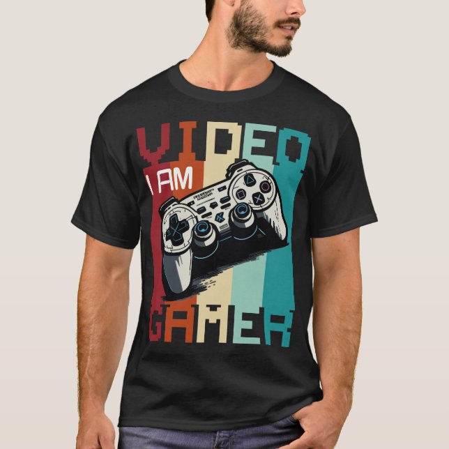 Ich bin VideoGamer T-Shirt (Vorderseite)