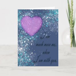 Ich bin viel mehr feiertagskarte