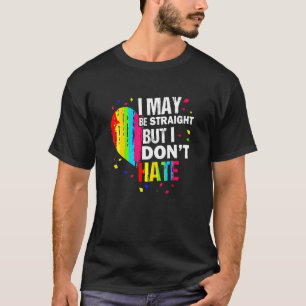 Ich bin vielleicht gerade, aber ich hasse nicht Ga T-Shirt