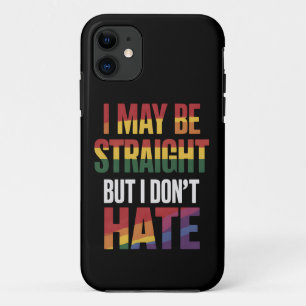 Ich bin vielleicht hetero, aber ich hasse LGBT Gay Case-Mate iPhone Hülle