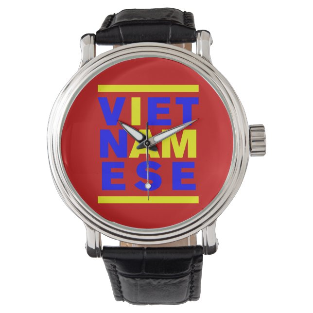 ICH BIN VIETNAMESE ARMBANDUHR (Vorderseite)