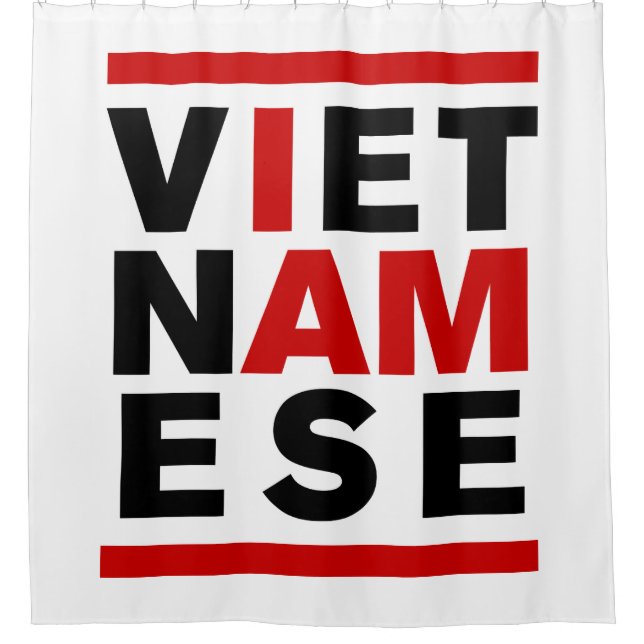 ICH BIN VIETNAMESE DUSCHVORHANG (Vorderseite)