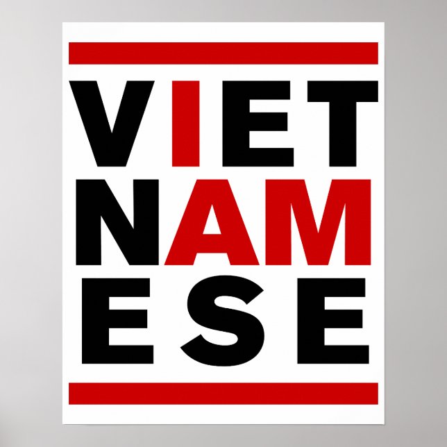 ICH BIN VIETNAMESE POSTER (Vorne)