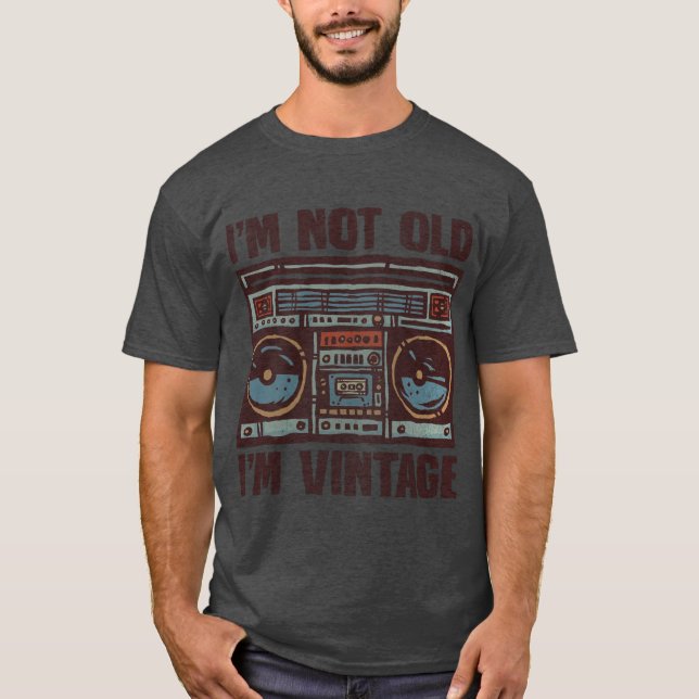 Ich bin Vintage T-Shirt (Vorderseite)