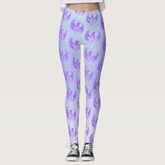 Ich bin violetter Flammenfeuervogel - Heilige Weib Leggings