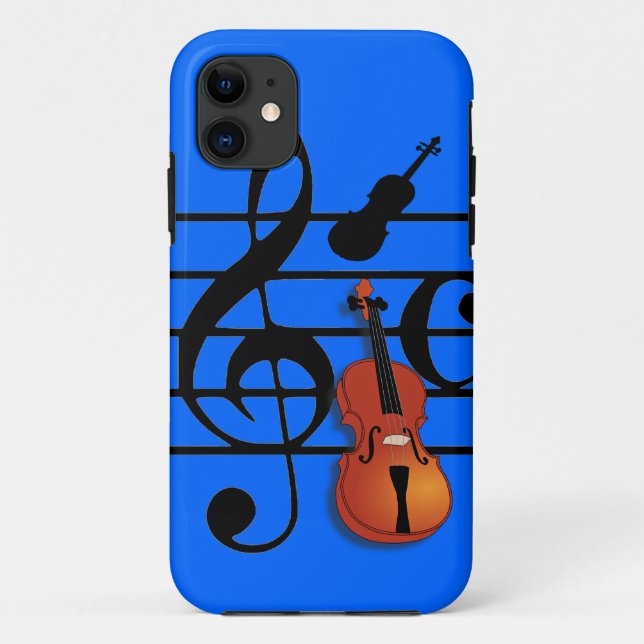 Ich bin Violin_ Case-Mate iPhone Hülle (Rückseite)