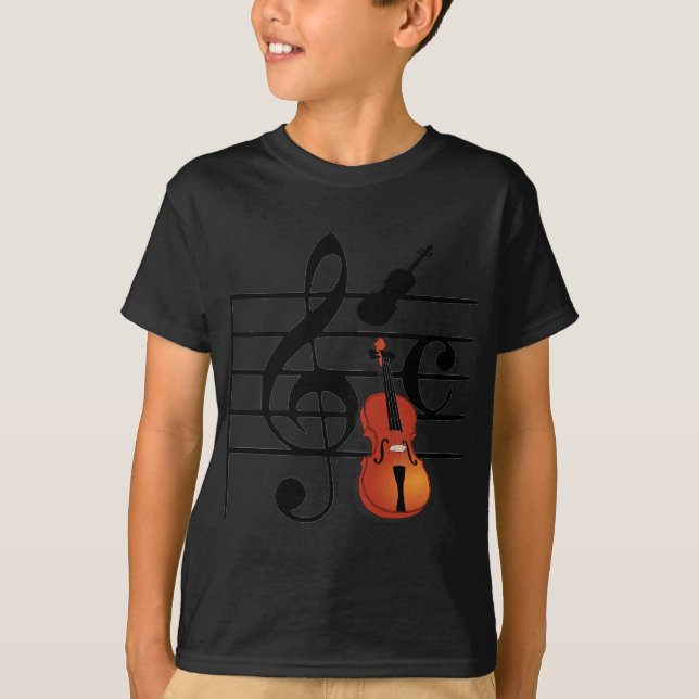 Ich bin Violin_ T-Shirt (Vorderseite)