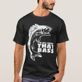 Ich bin voll auf diesem Bass - angeln T-Shirt