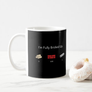 Ich bin voll vermauert Lustiges Gamer Meme Gen Z Kaffeetasse