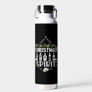 Ich bin voll von Weihnachtsgeist - Weihnachtsgeträ Trinkflasche
