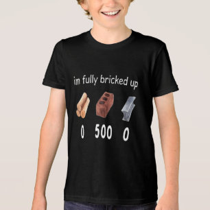 Ich bin voll zugemauert Lustiges T-Shirt Tri-Blend Shirt