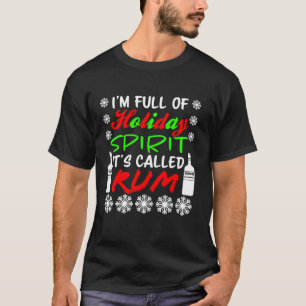 Ich bin voller Urlaubssgeist, es heißt Rum Pjs Lon T-Shirt