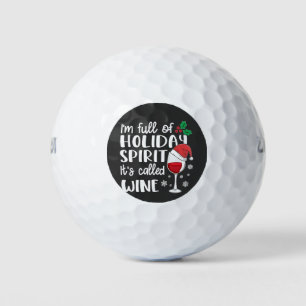 Ich bin voller Weihnachtsstimmung, es nennt sich W Golfball