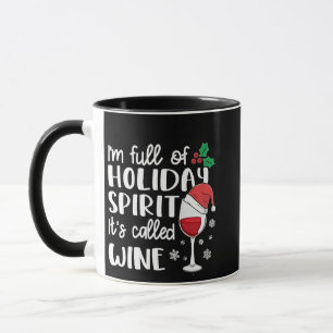 Ich bin voller Weihnachtsstimmung, es nennt sich W Tasse