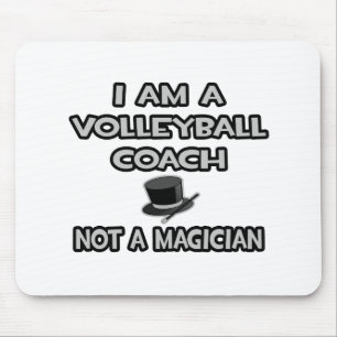 Ich bin Volleyballtrainer ... Nicht ein Magier Mousepad