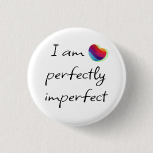 Ich bin vollkommen unvollkommen button