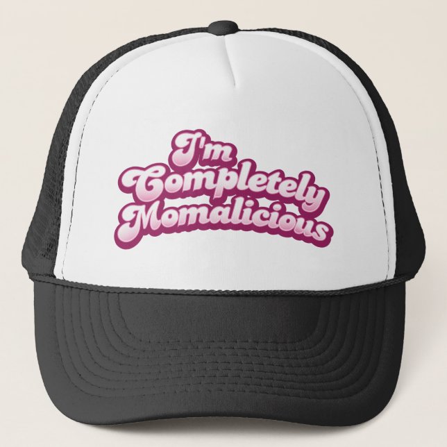 Ich bin vollständig momalicious! truckerkappe (Vorderseite)