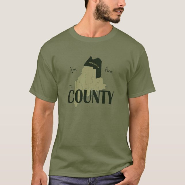 Ich bin vom Landkreis-T - Shirt (Vorderseite)