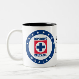 Ich bin von dem Blauen Kreuz Zweifarbige Tasse
