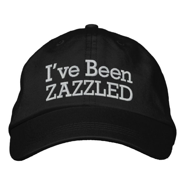 Ich bin von SRF zazzled Bestickte Baseballkappe (Vorderseite)