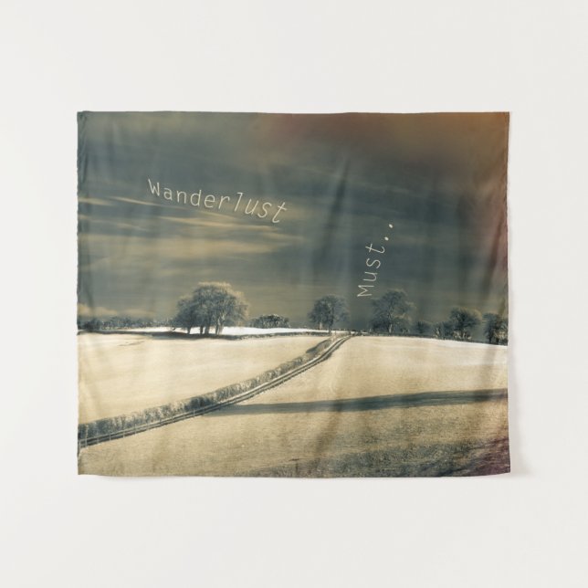 Ich bin Wander Beursache. Wandteppich (Vorderseite (Horizontal))