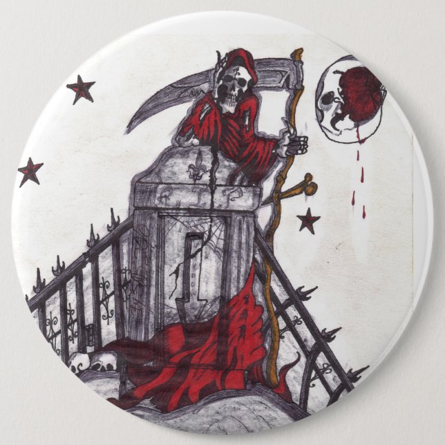 Ich bin wartete Knopf gewesen Button (Vorderseite)