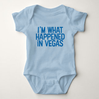 Ich bin, was in Vegas-Shirt geschah Baby Strampler