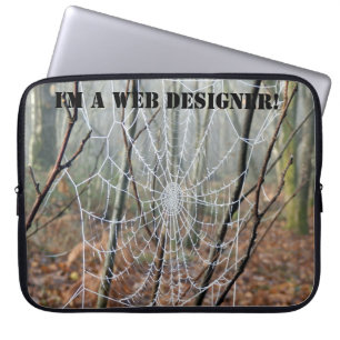 Ich bin Web-Designer! Laptop Sleeve