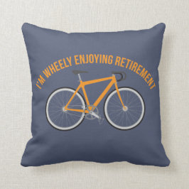 Ich bin Wheely Ruhestands-lustiges Fahrrad Kissen
