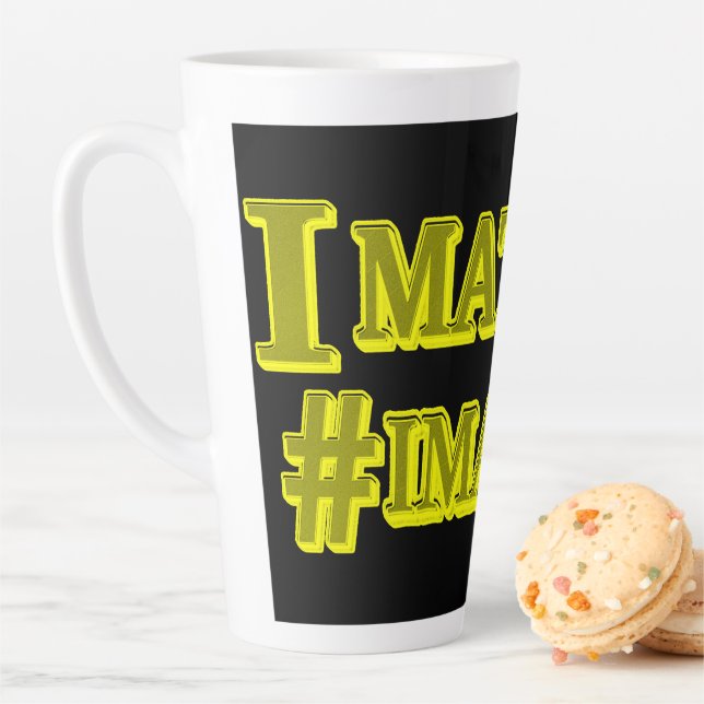 "Ich bin wichtig!" Niedliches Ausdrucksdesign. Jet Milchtasse (Beispiel)