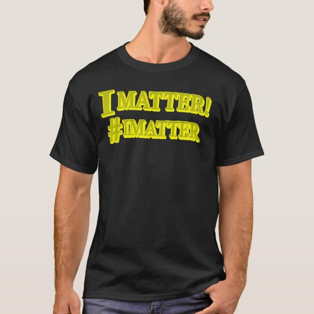 "Ich bin wichtig!" Niedliches Ausdrucksdesign. Jet T-Shirt (Vorderseite)