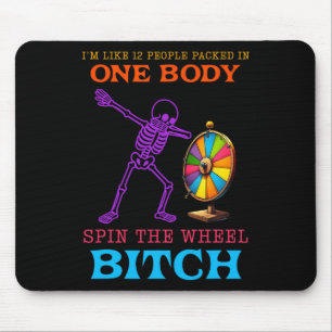 Ich bin wie 12 Leute, die in einer Körperdrehung v Mousepad