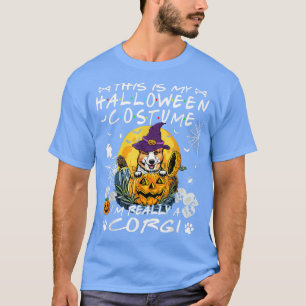 Ich bin wirklich ein korgischer Hund zu Halloween- T-Shirt