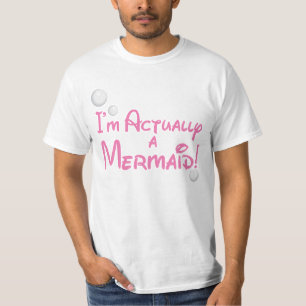 Ich bin wirklich ein Meerjungfrau-Entwurf T-Shirt