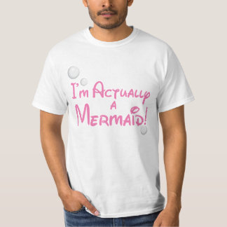 Ich bin wirklich ein Meerjungfrau-Entwurf T-Shirt
