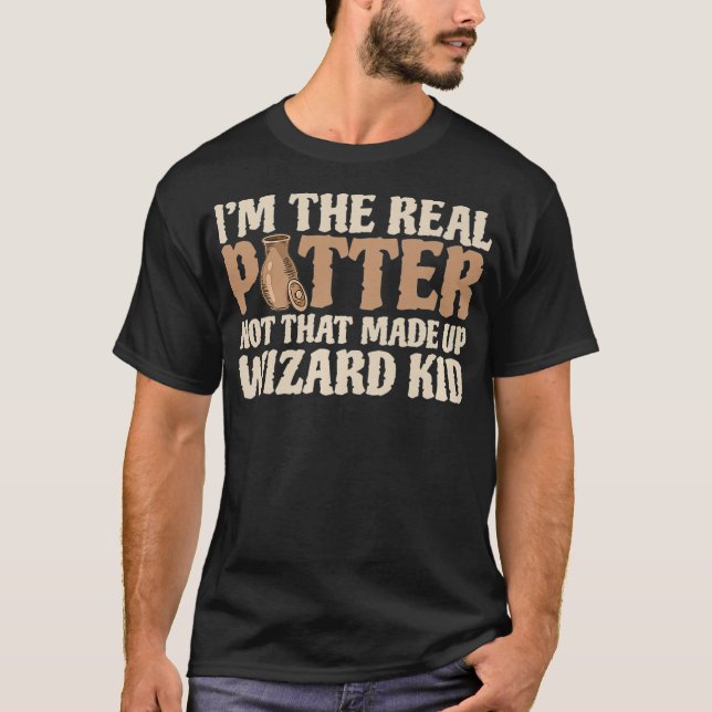 Ich bin wirklich Potter Nicht so ein Zauberer-Kind T-Shirt (Vorderseite)