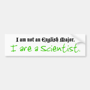 Ich bin Wissenschaftlerin Autoaufkleber