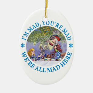 Ich bin wütend, Sie bin wütend, wir bin alle Keramikornament