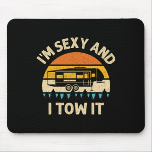 Ich bin Y und ich ziehe es Camper Rv  Mousepad