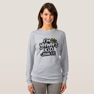 Ich bin YHWHs Kind – Greif mich an auf eigene Gefa T-Shirt