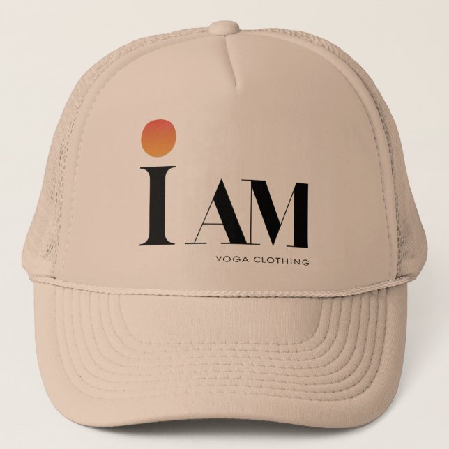 ICH BIN YOGA COMPANY LOGO HAT TRUCKERKAPPE (Vorderseite)