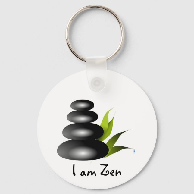 Ich bin Zen Schlüsselanhänger (Vorderseite)