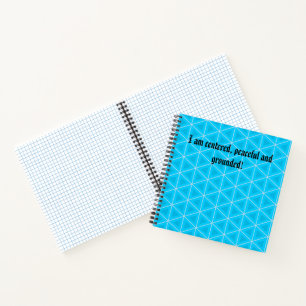 Ich bin zentriert, Friedlich und gepflegt Notizbuch