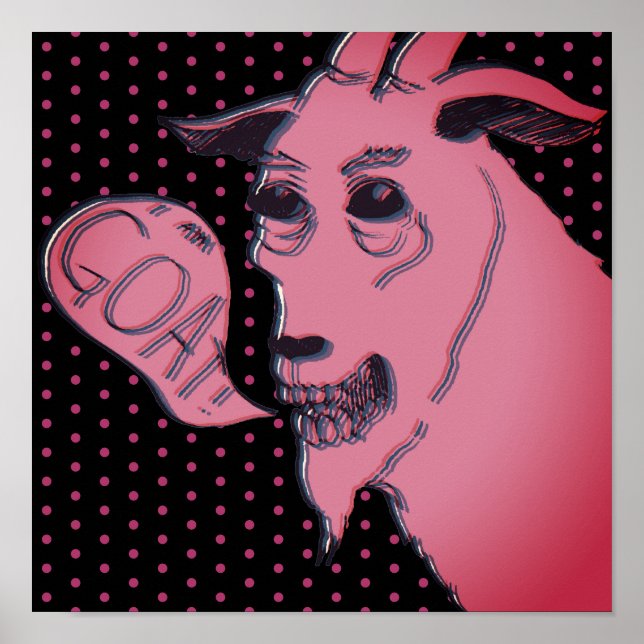 Ich bin Ziege Poster (Vorne)