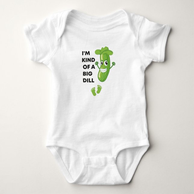 Ich bin ziemlich groß, ein Niedliches Niedliches B Baby Strampler (Vorderseite)