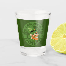 Ich bin zu 100 % Irish Shot Glass
